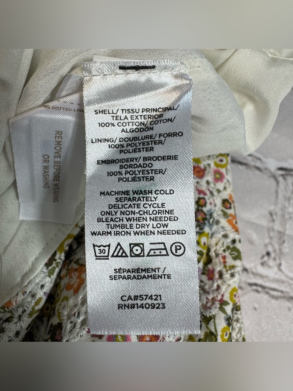 Loft Ann Taylor NWOT Eyelet Lace Dainty Floral Mini Skirt Cottagecore Size 8 - Picture 8 of 9
